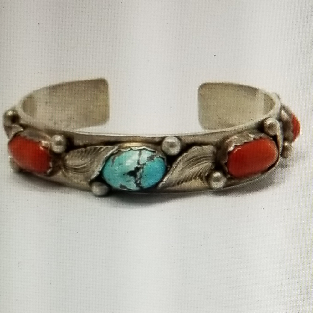 Carmelita Simplcio Zuni Sterling Silver Bracelet